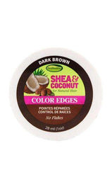 Sofn'free Gro Healthy Shea & Coconut Color Edges - Dark Brown