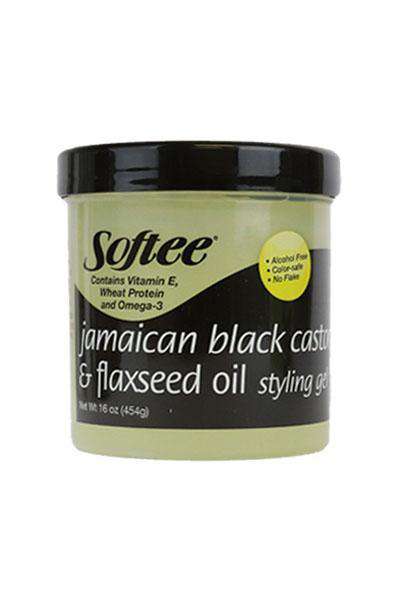 Softee Jamaican Black Castor & Flaxseed Oil Styling Gel 16oz