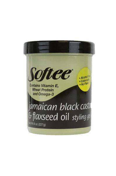 Softee Jamaican Black Castor & Flaxseed Oil Styling Gel 8oz