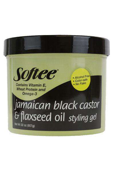 Softee Jamaican Black Castor & Flaxseed Oil Styling Gel 32oz