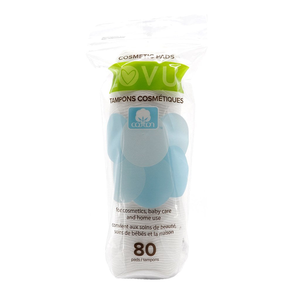 LovU 80 Cotton Cosmetic Pads