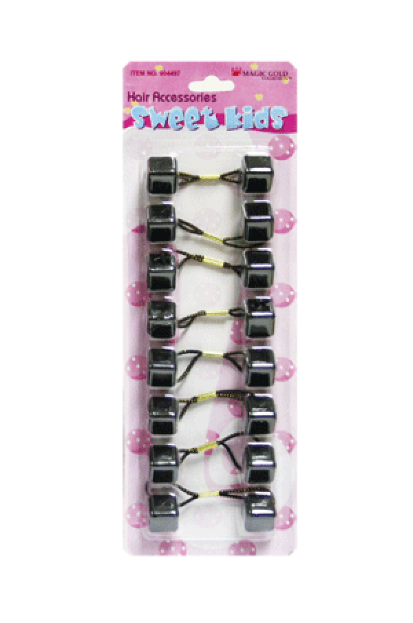 Sweet Kids Hair Baubles - Square #SQ1 Black