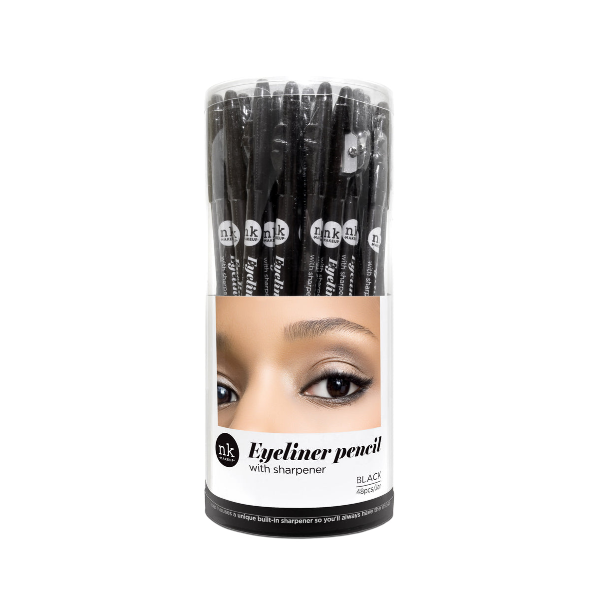 Eyeliner Pencil w/ Sharpener - Black (48pcs)