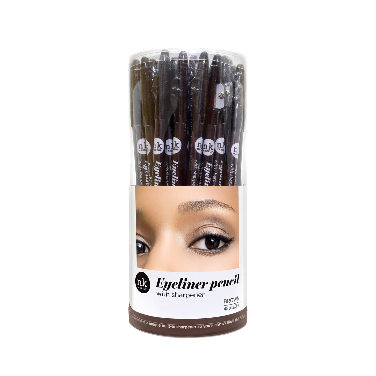 Eyeliner Pencil w/ Sharpener - Dark Brown (48pcs)