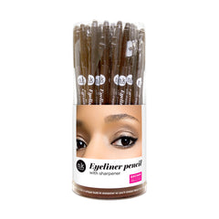 Eyeliner Pencil w/ Sharpener - Brown (48pcs)