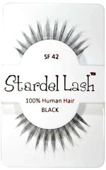 Stardel Lash 100% Human Hair Lashes - SF 42 Black