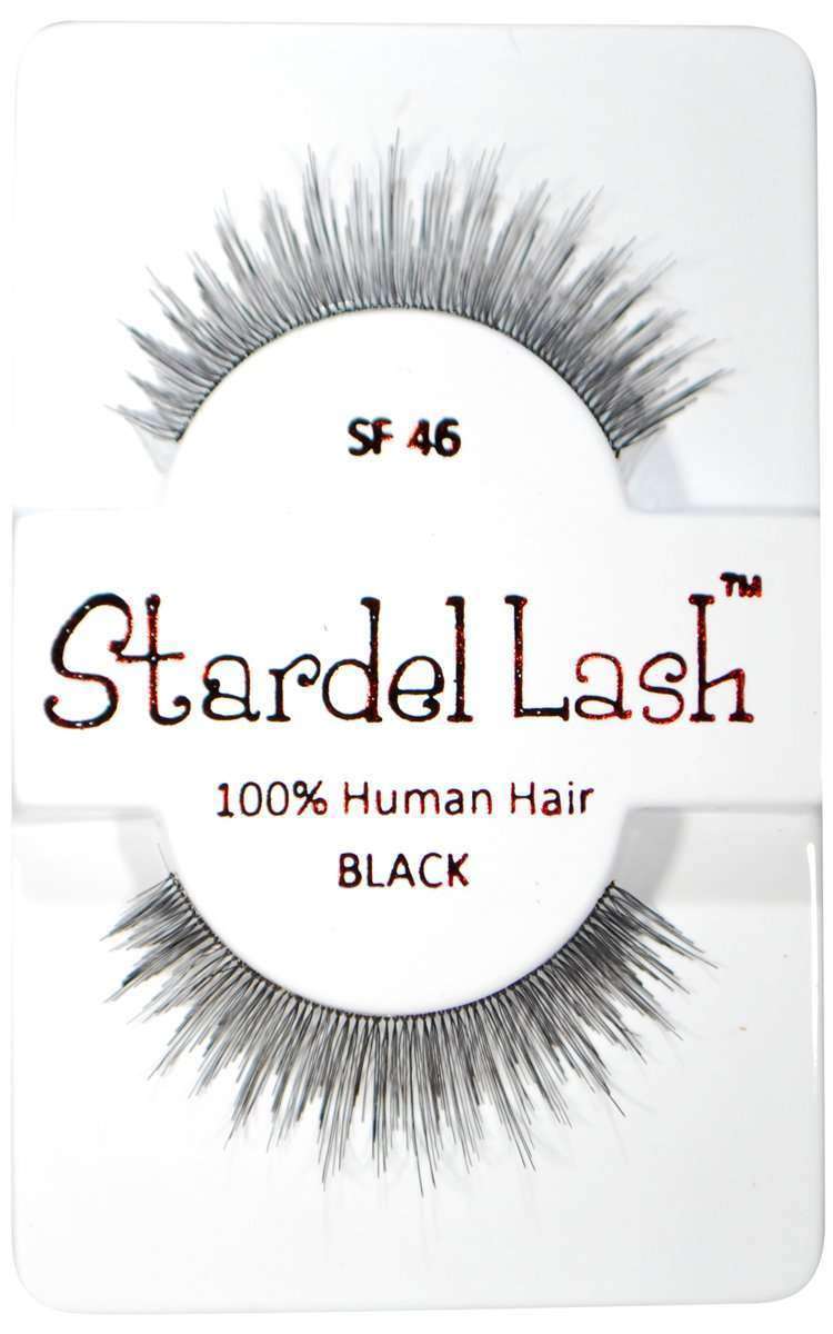 Stardel Lash 100% Human Hair Lashes - SF 46 Black