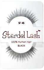 Stardel Lash 100% Human Hair Lashes - SF 46 Black