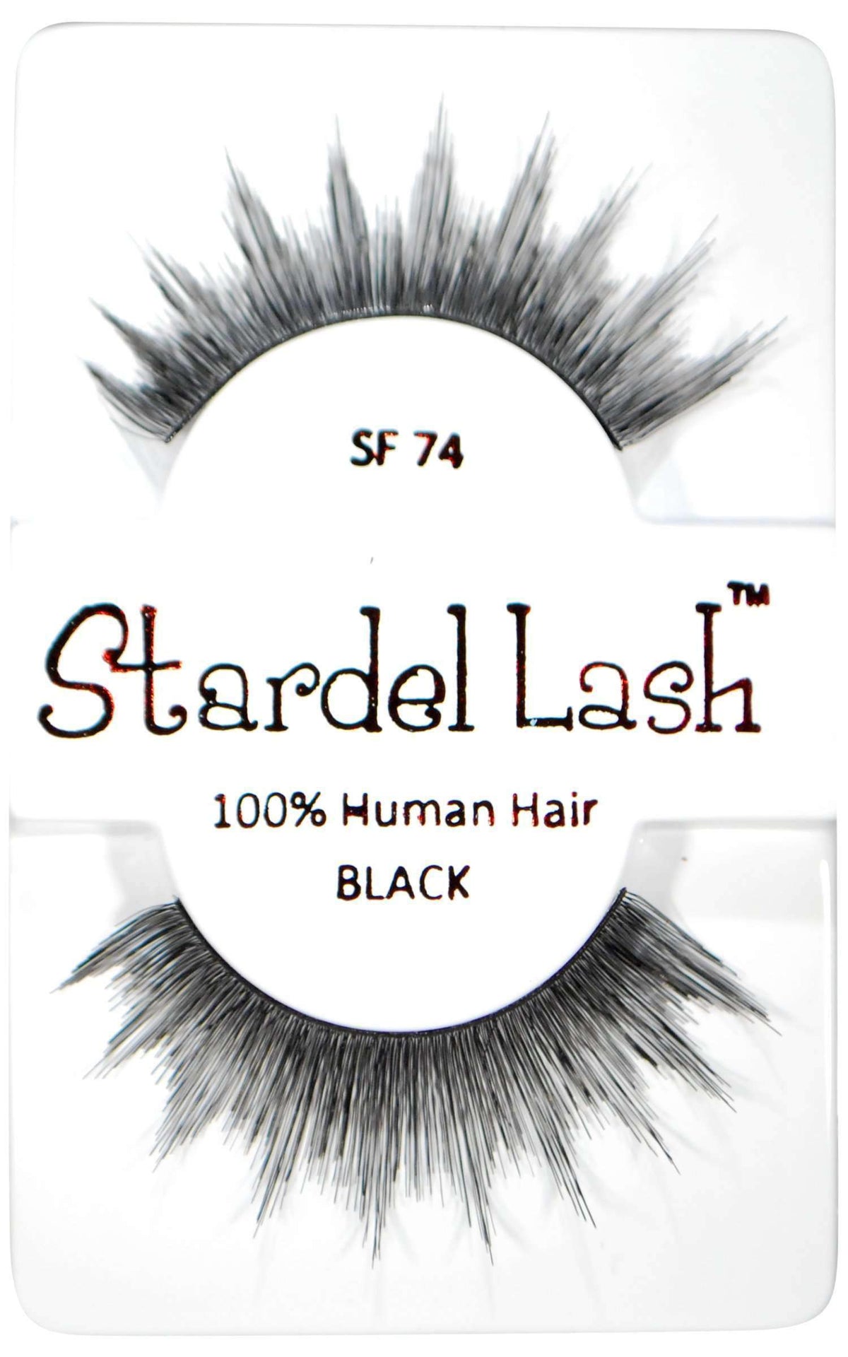 Stardel Lash 100% Human Hair Lashes - SF 74 Black