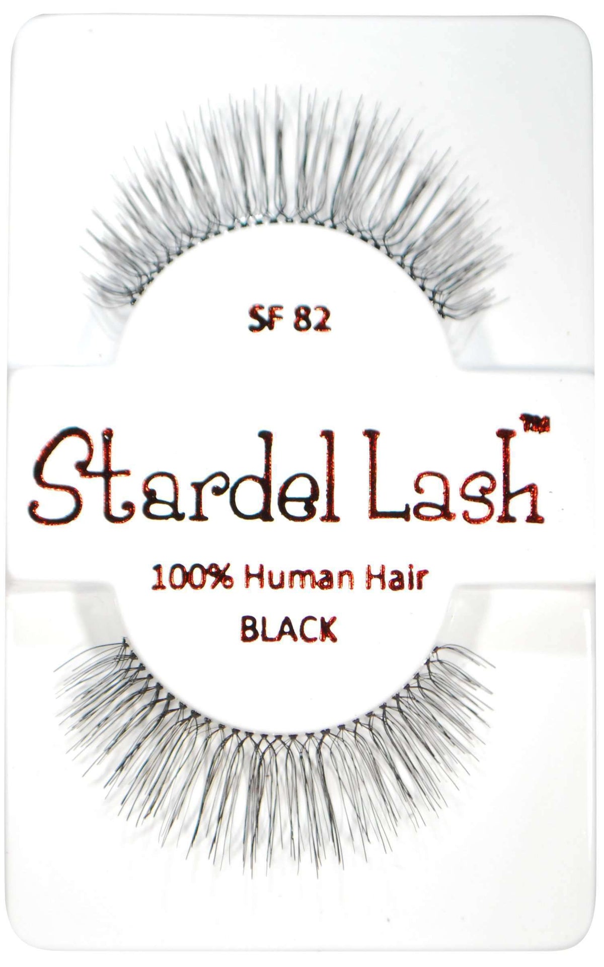 Stardel Lash 100% Human Hair Lashes - SF 82 Black
