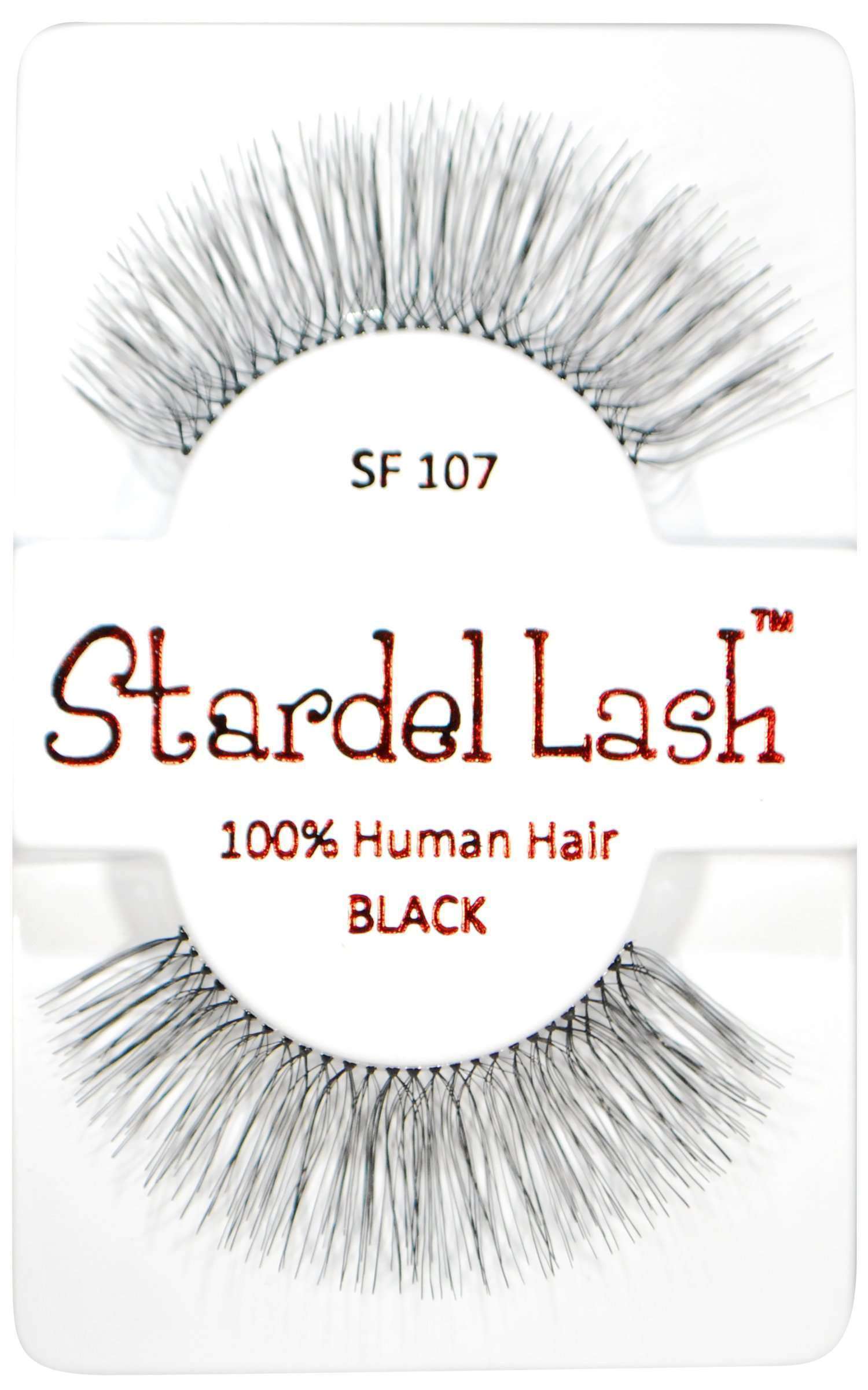 Stardel Lash 100% Human Hair Lashes - SF 107 Black