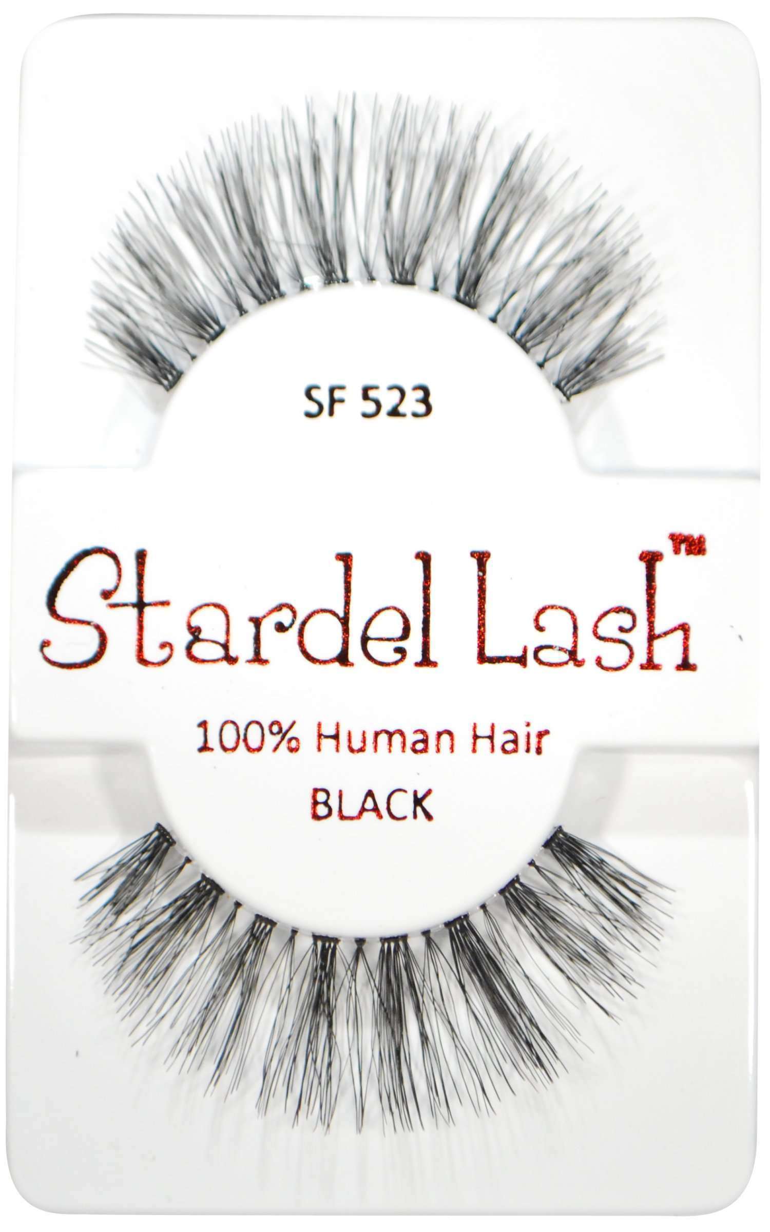 Stardel Lash 100% Human Hair Lashes - SF 523 Black