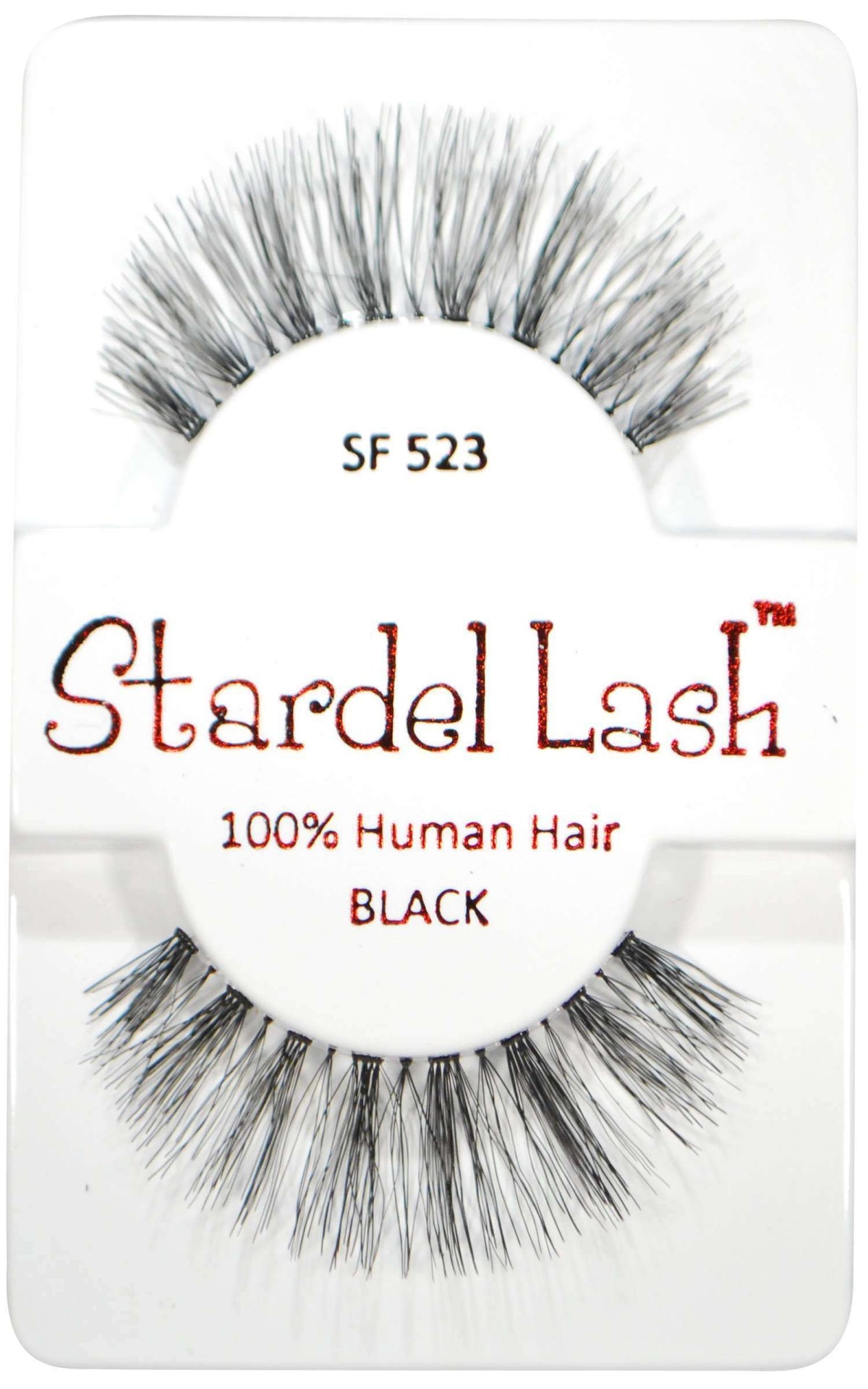 Stardel Lash 100% Human Hair Lashes - SF 523 Black