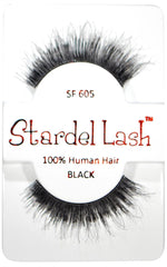 Stardel Lash 100% Human Hair Lashes - SF 605 Black