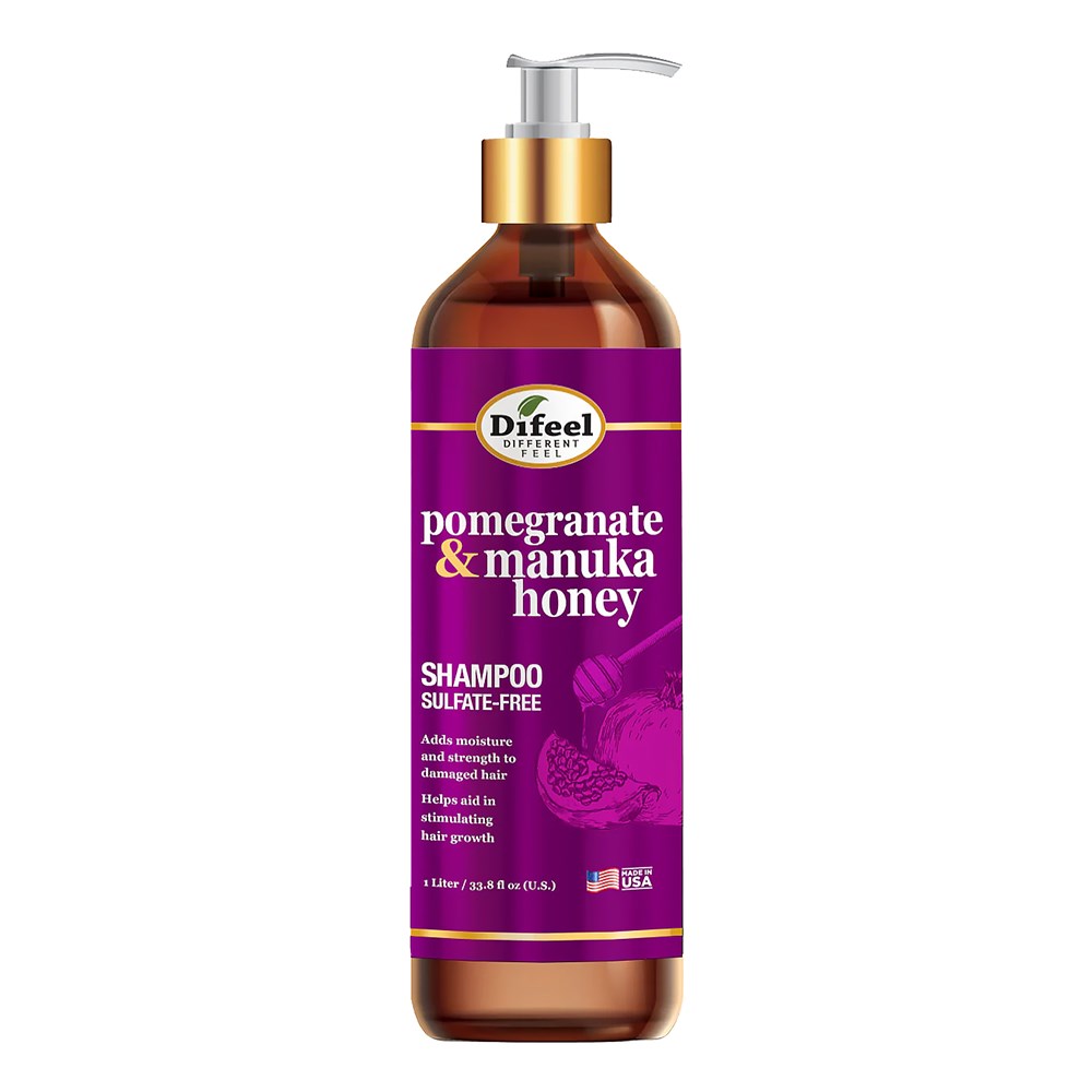 Difeel Pomegranate & Manuka Honey Sulfate Free Shampoo 33.8oz
