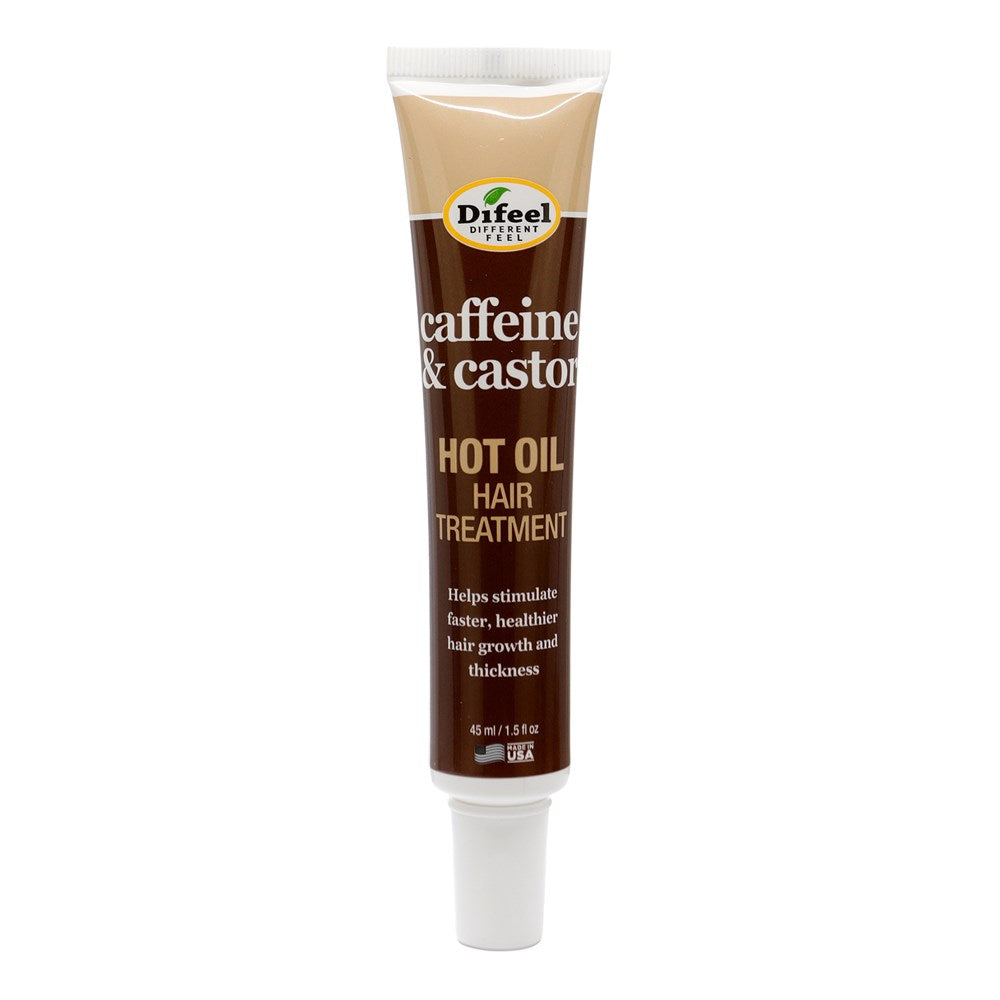 Difeel Hot Oil Hair Treatment - Caffeine & Castor