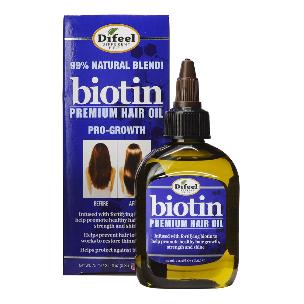 Difeel Biotin Pro-Growth Premium Hair Oil 2.5oz