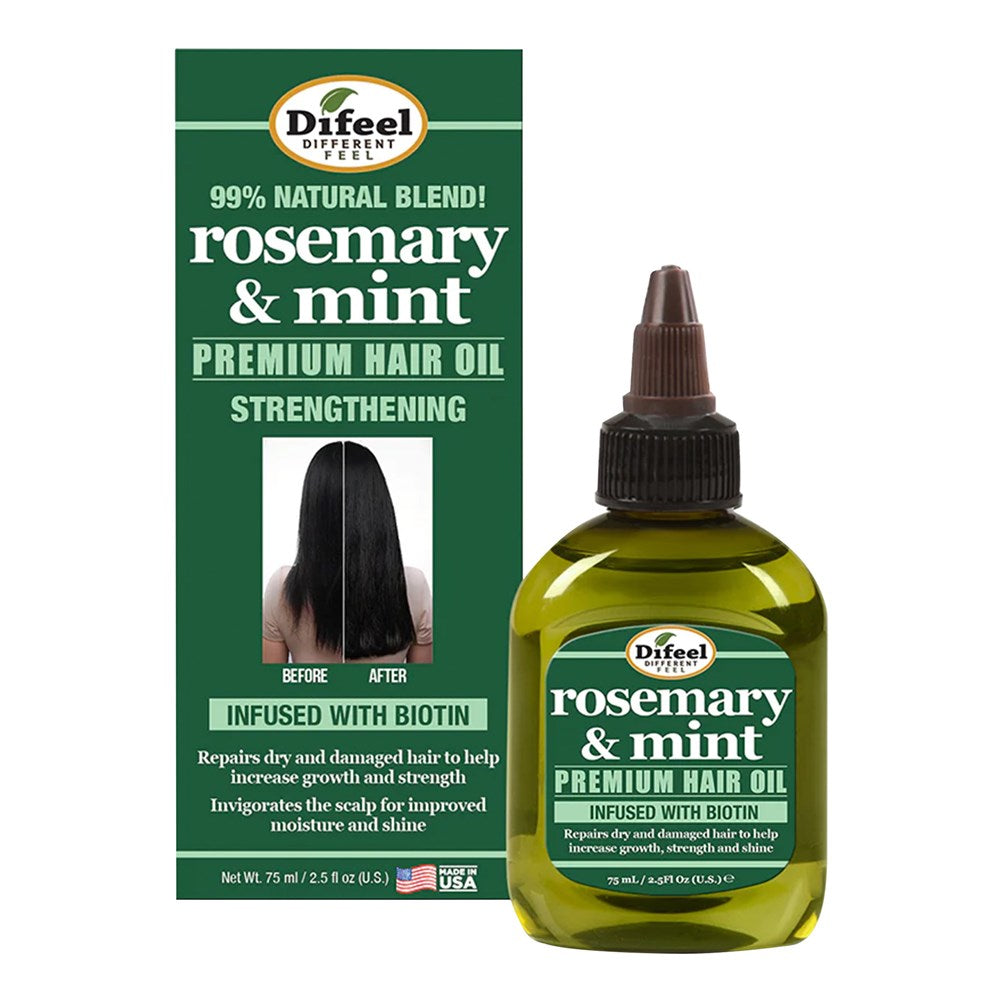 Difeel Rosemary & Mint Premium Hair Oil 2.5oz