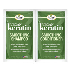 Difeel Vegan Keratin Smoothing Shampoo & Conditioner Combo Packette