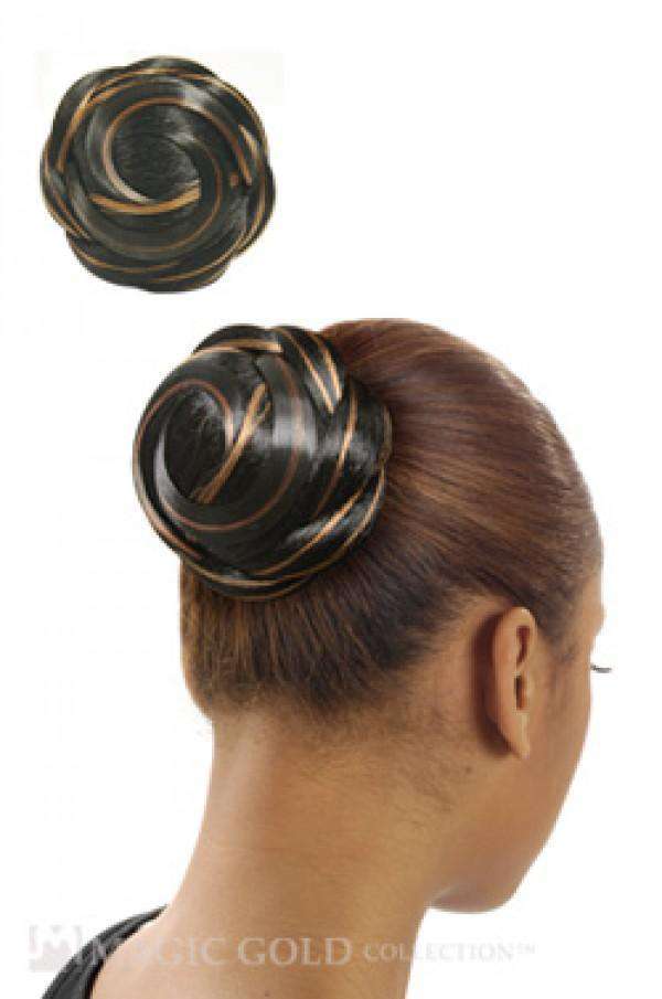 Magic Gold Drawstring Bun Sapphire