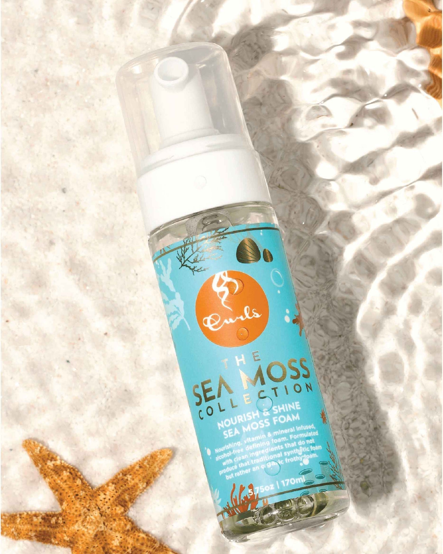 Curls Nourish & Shine Sea Moss Foam 5.75oz