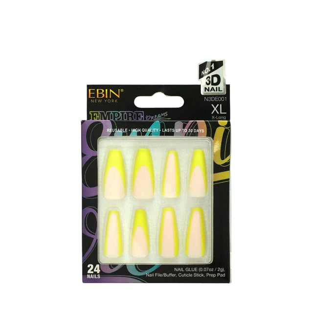 EBIN Press-On Nails Empire Dreams #N3DE001 X-Long
