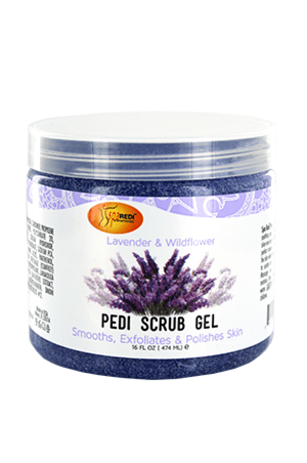 Spa Redi Lavender & Wildflower Pedi Scrub Gel 16oz