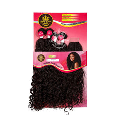 Mary Queen BioProtein™ Spring Curl 4-Bundle Set with Closure – 20"–22"
