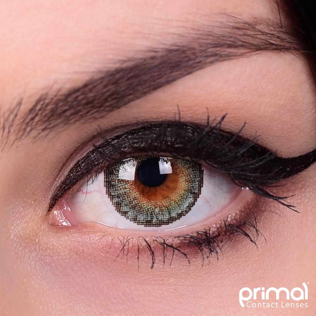 PRIMAL® Starlight Jade - Green Colored contact lenses