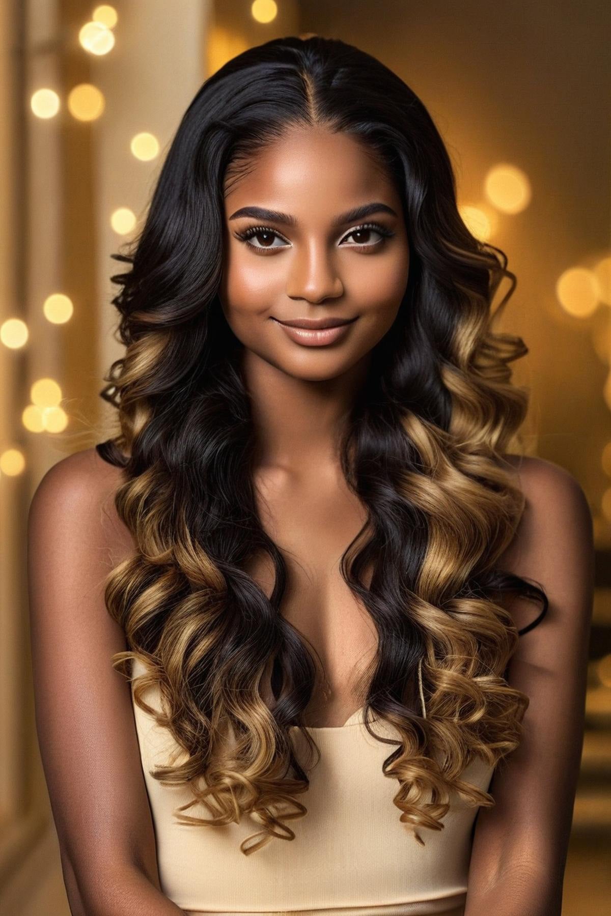 STELLA: Skin Lace Frontal Synthetic Wig