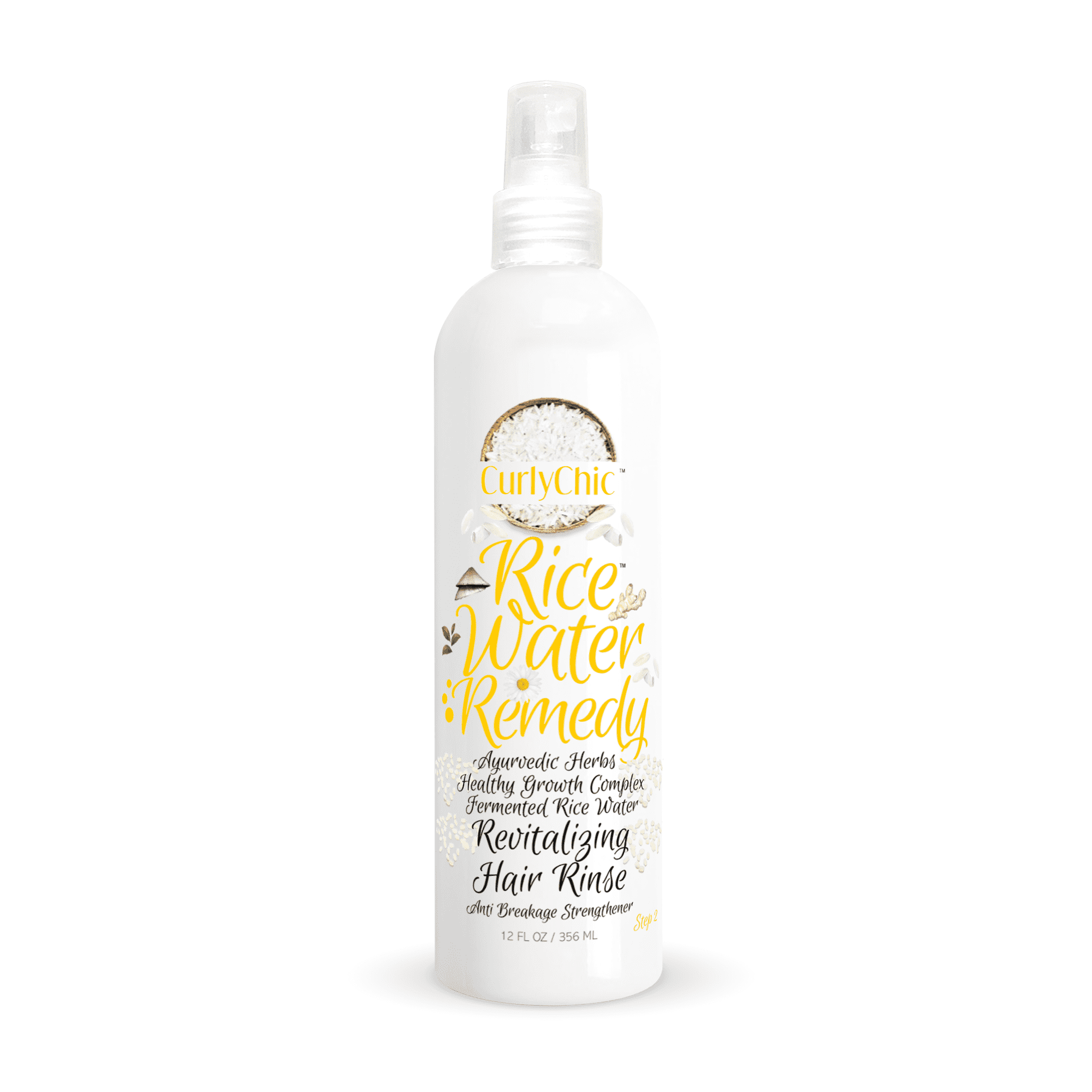 Curly Chic Rice Water Remedy Revitalizing Rinse