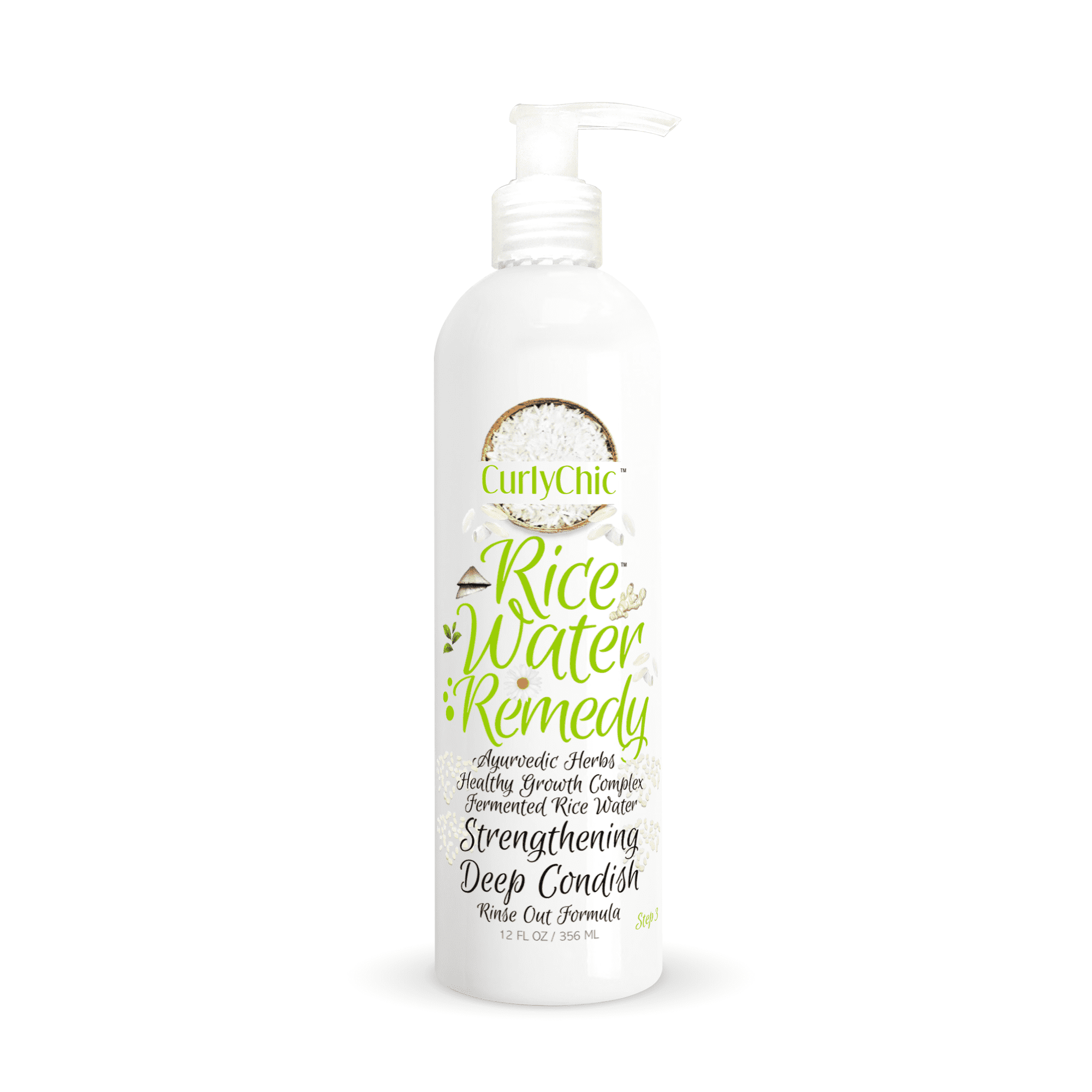 Curly Chic Rice Water Remedy Strengthening Deep Condish
