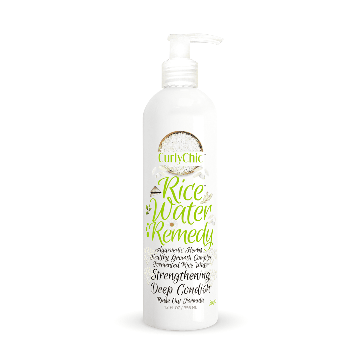 Curly Chic Rice Water Remedy Strengthening Deep Condish