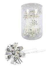 Magic Gold Fashion Hair Pins #6747 Silver