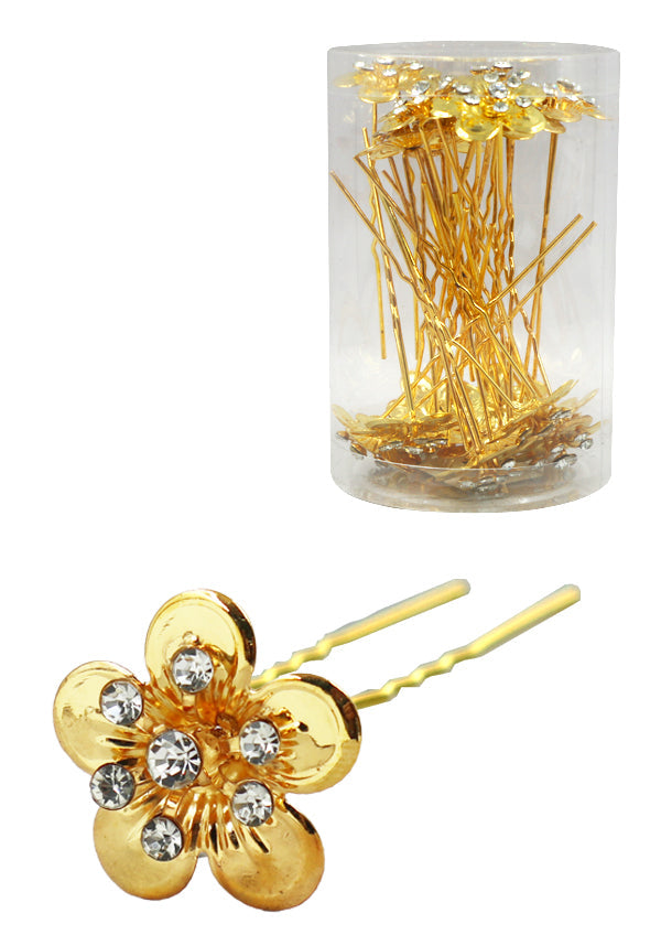 Magic Gold Fashion Hair Pins #7670 Gold
