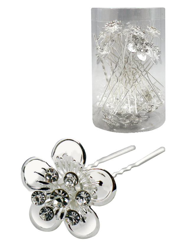 Magic Gold Fashion Hair Pins #7671 Silver