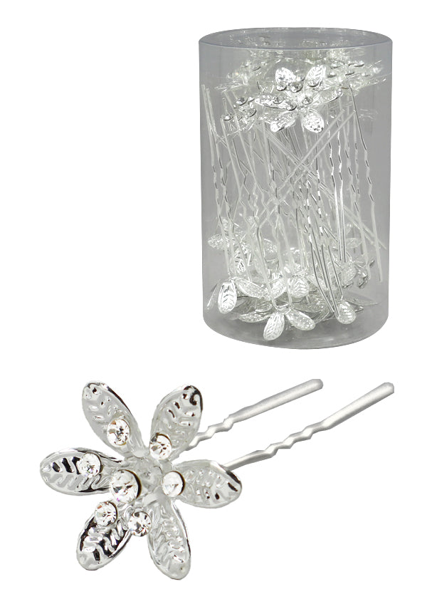 Magic Gold Fashion Hair Pins #7673 Silver