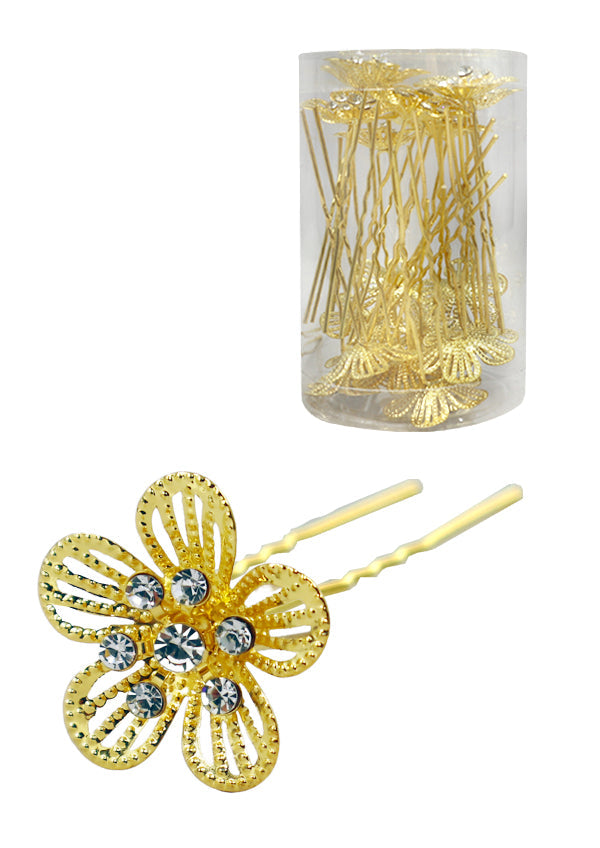 Magic Gold Fashion Hair Pins #7674 Gold