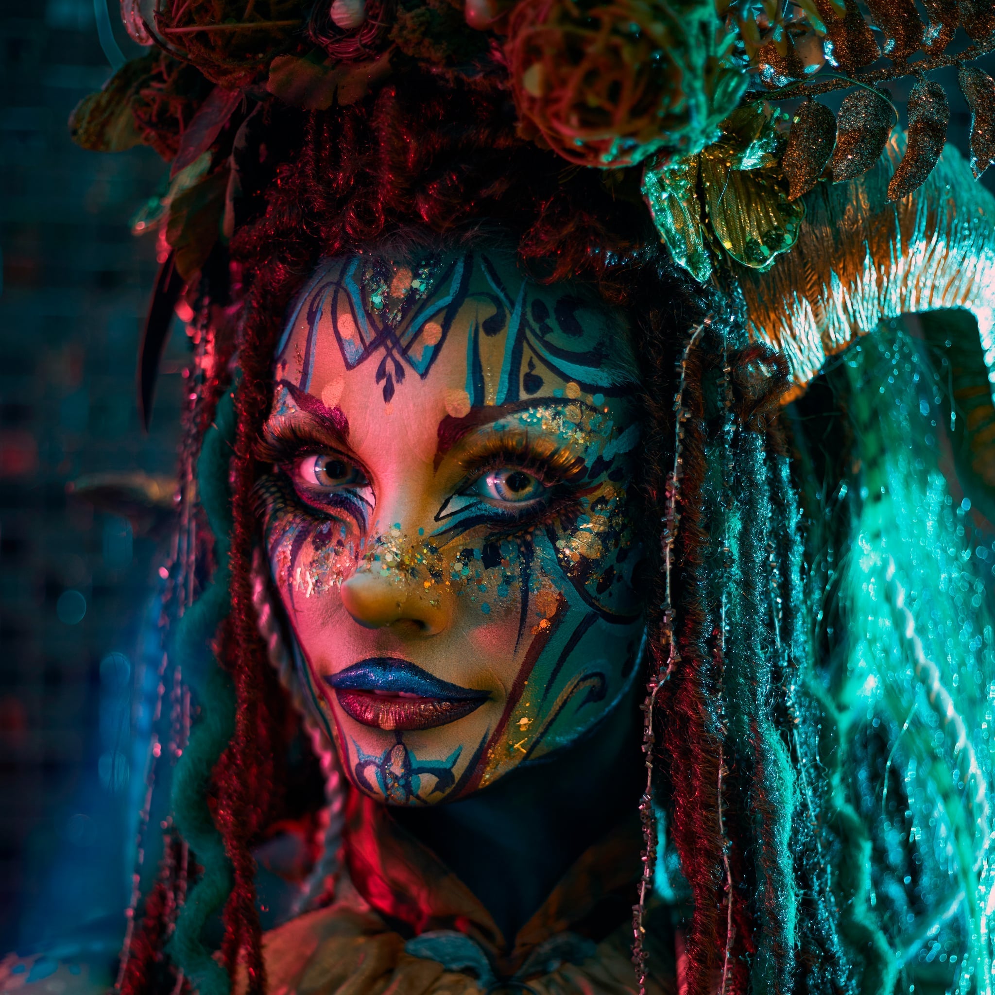 PRIMAL ® Strange - Green and Blue Cosplay Coloured contact lenses