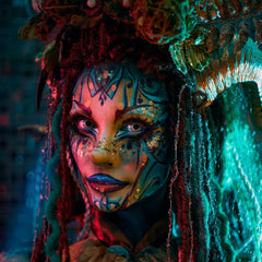 PRIMAL ® Strange - Green and Blue Cosplay Coloured contact lenses