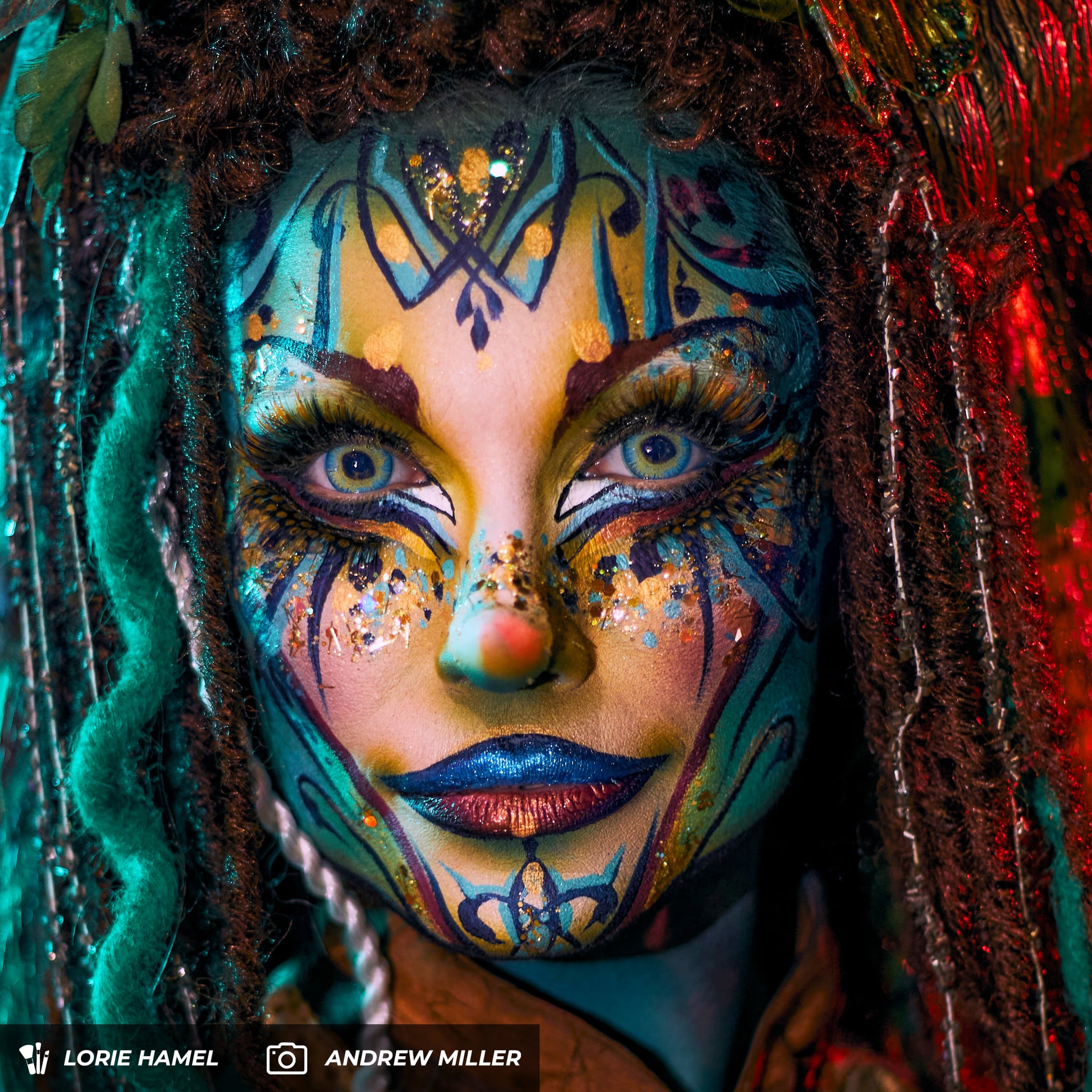 PRIMAL ® Strange - Green and Blue Cosplay Coloured contact lenses