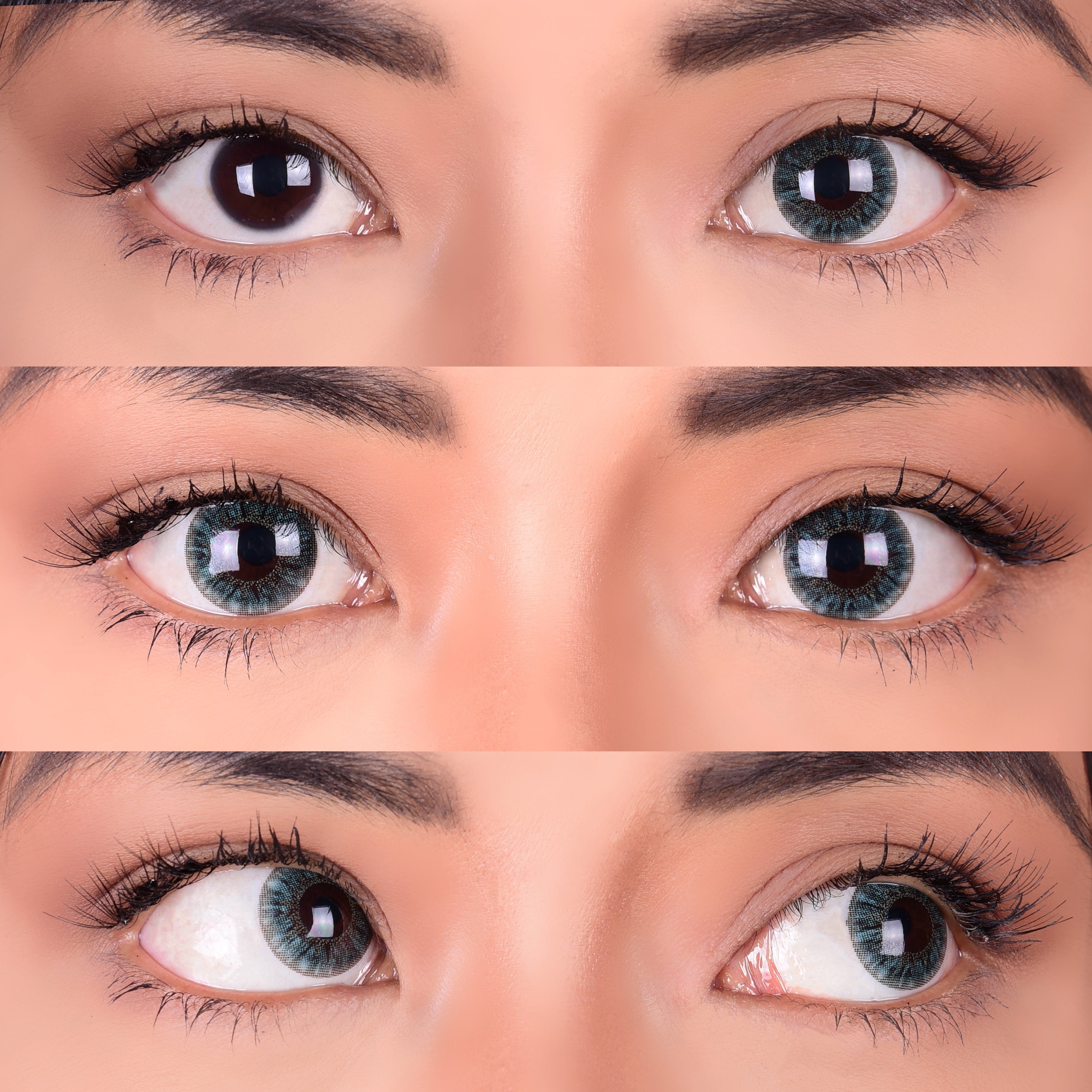 PRIMAL® Sunset Ocean - Blue Colored Contact Lenses