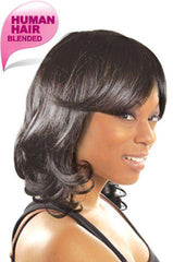 Magic Gold Human Hair Blend Wig Keisha
