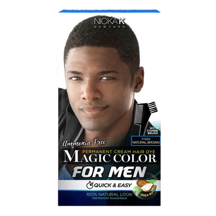 Magic Color For Men Permanent Cream Hair Dye - Natural Brown