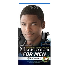 Magic Color For Men Permanent Cream Hair Dye - Natural Brown