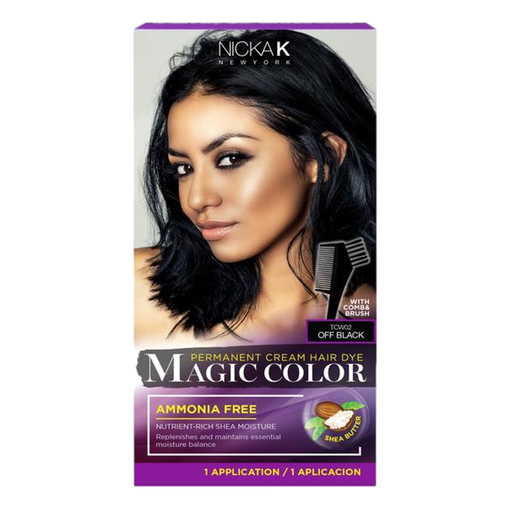 Magic Color Permanent Cream Hair Dye - Off Black