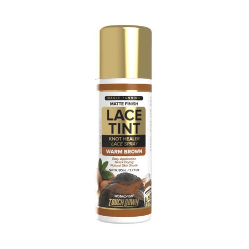 Touch Down Lace Tint Knot Healer Lace Spray - Warm Brown