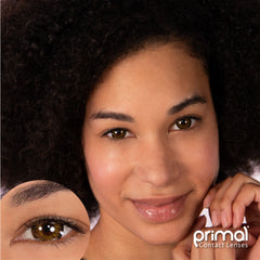 PRIMAL® Temptress Chestnut - Brown Colored Contact Lenses