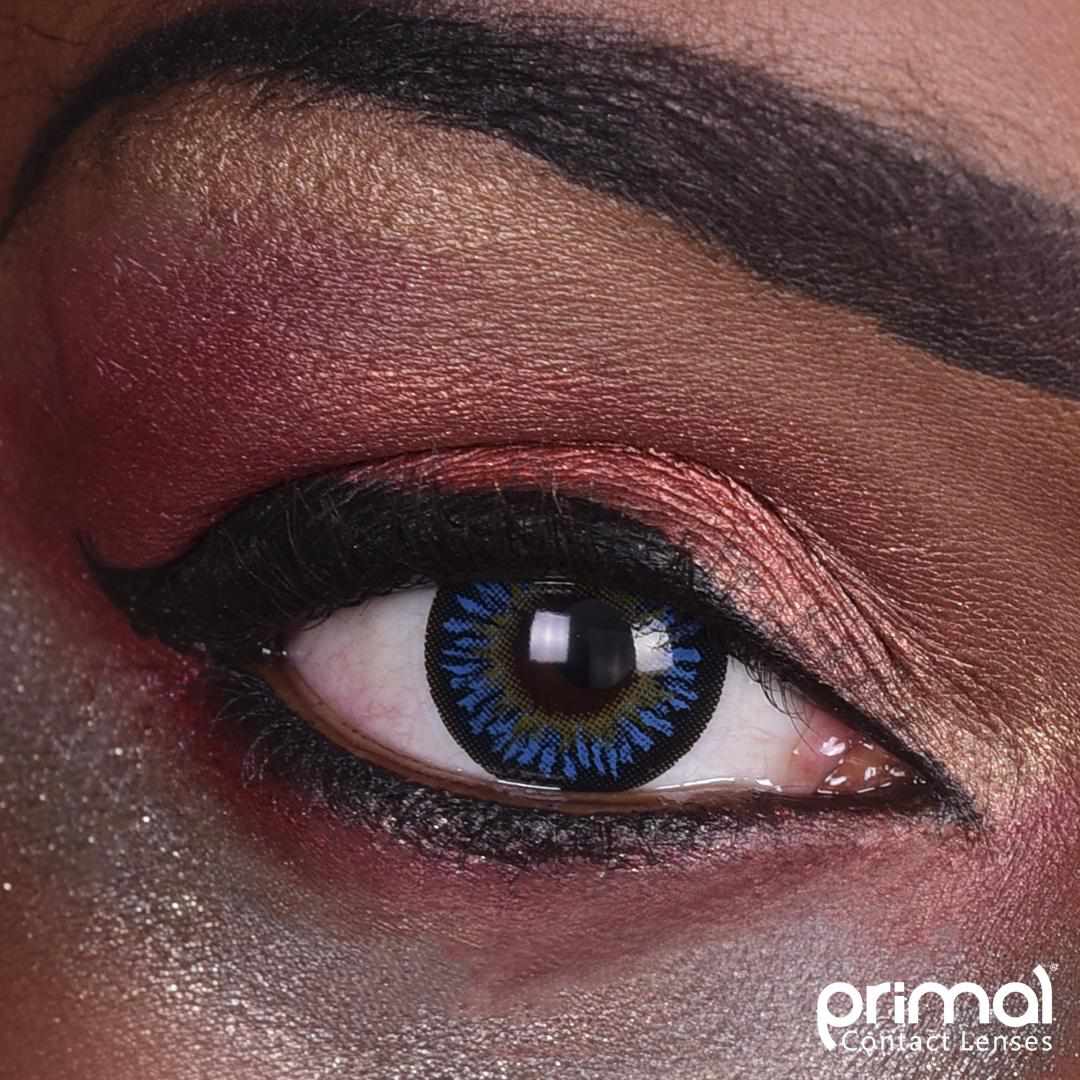 PRIMAL® Temptress Ocean - Blue Colored Contact Lenses