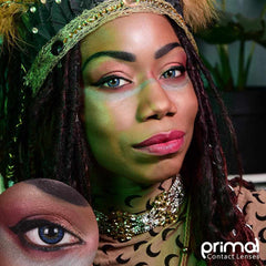 PRIMAL® Temptress Ocean - Blue Colored Contact Lenses